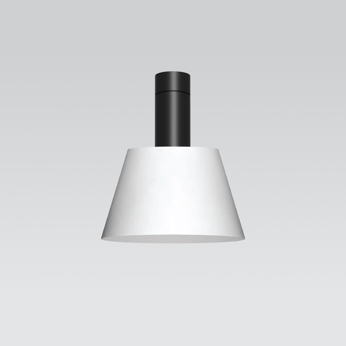 Cambio Shade F White on Cambio Ceiling Black