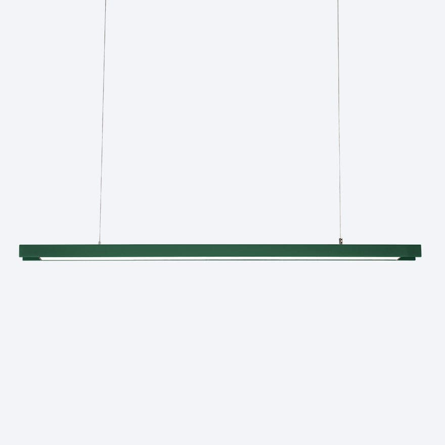 TRACK COVER FORTON LINEAR PENDANT LED GREEN 1112 ABOUT SPACE LIGHTING