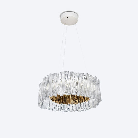 About Space European Made in Italy Accordeon pendant light