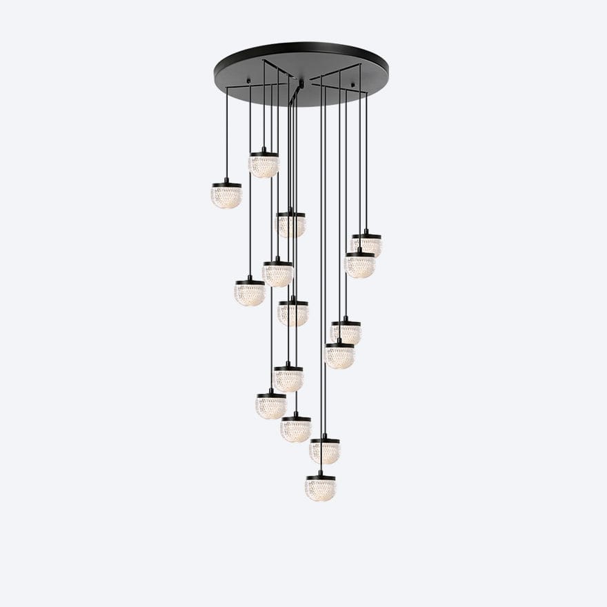 Acrylic 15 Drop Chandelier Pendant
