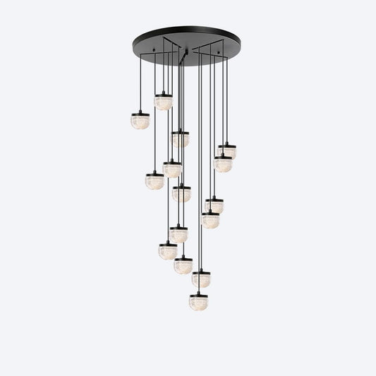 Acrylic 15 Drop Chandelier Pendant