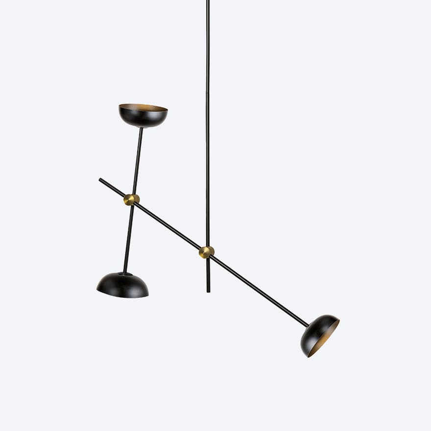 About Space Lighting Apenera 3 Pendant Light with Yosh shade