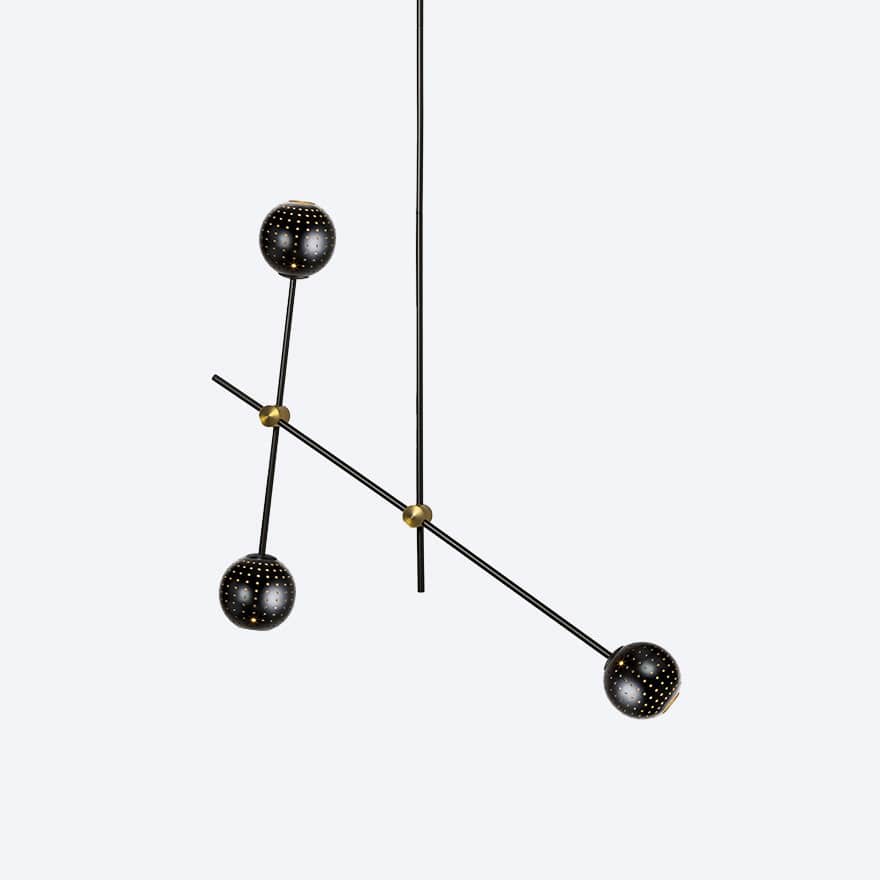 About Space Lighting Apenera 3 Pendant Light with Yosh shade