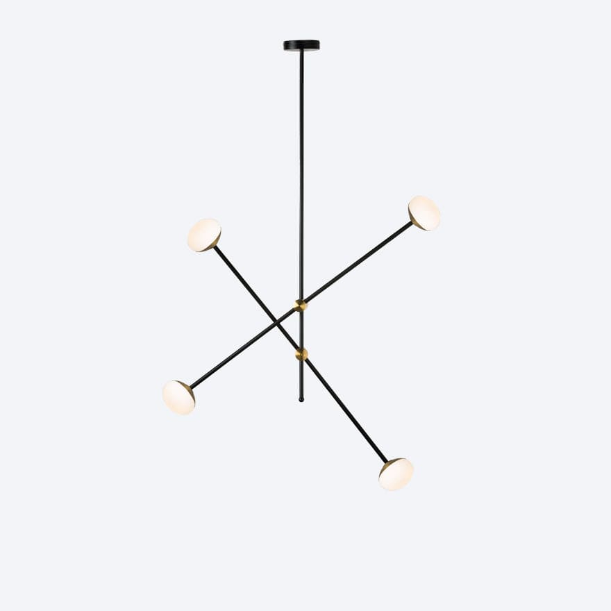 About Space Lighting Apenera 4 Pendant Light with Yosh shade