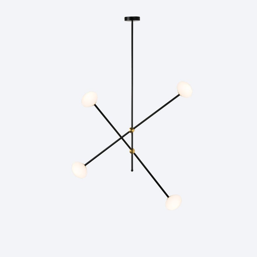 About Space Lighting Apenera 4 Pendant Light with Yosh shade