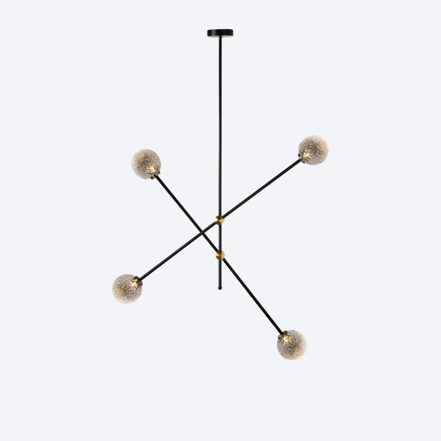 About Space Lighting Apenera 4 Pendant Light with Yosh shade