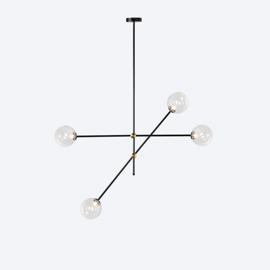 About Space Lighting Apenera 4 Pendant Light with Yosh shade