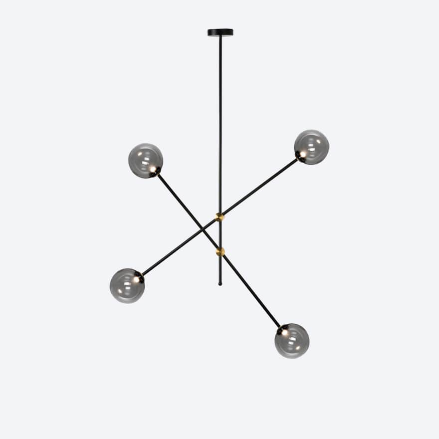 About Space Lighting Apenera 4 Pendant Light with Yosh shade