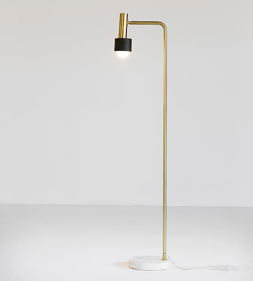 Addi Floor Lamp with Cambio Shade A Black