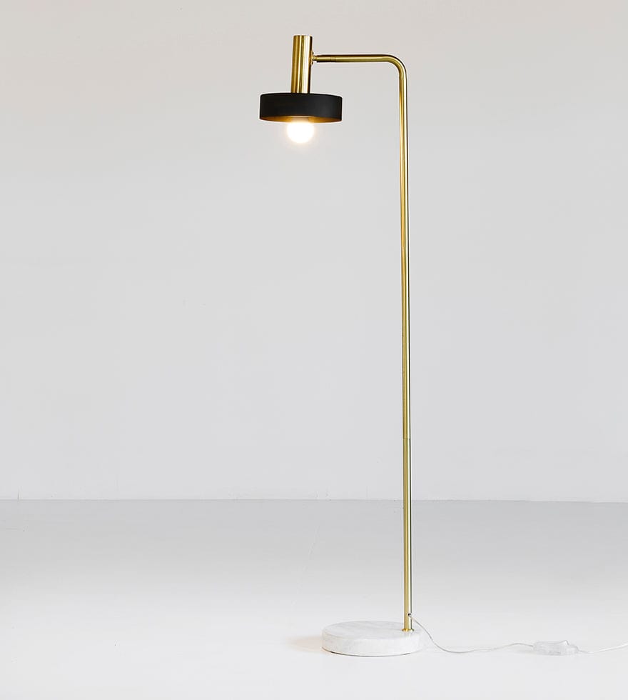 Addi Floor Lamp with Cambio Shade B Black