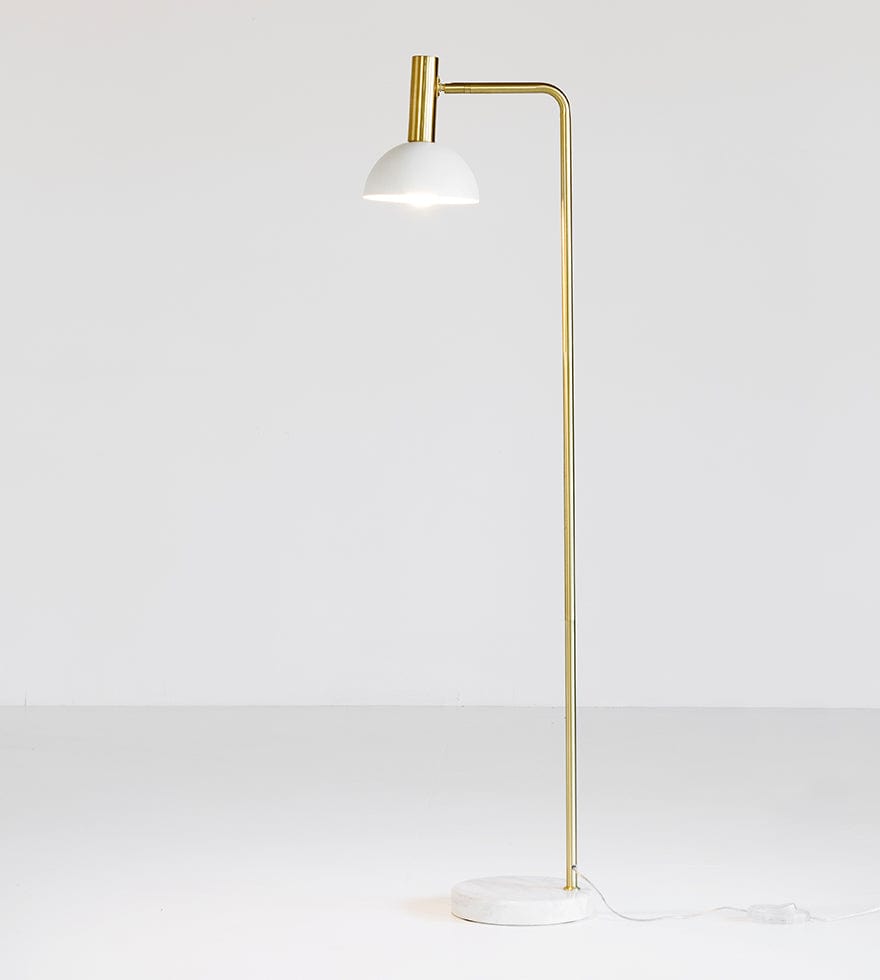 Addi Floor Lamp with Cambio Shade C White