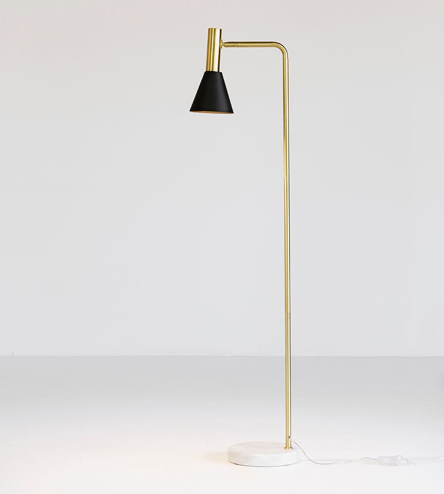 Addi Floor Lamp with Cambio Shade D Black