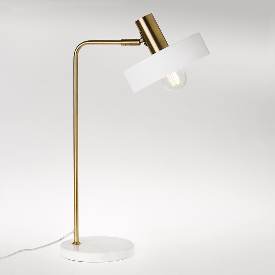 Addi Table Lamp with Cambio Shade B White