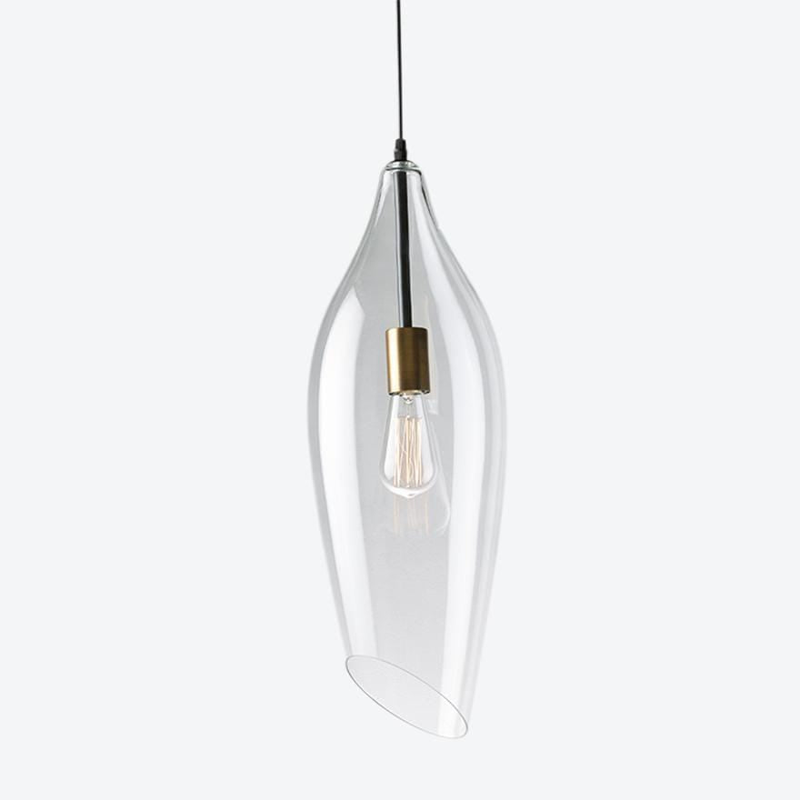 About Space Lighting BELLA 600 Glass Pendant Light