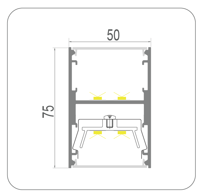 About Space Lighting Benda 50 Up/Down Suspended Pendant option