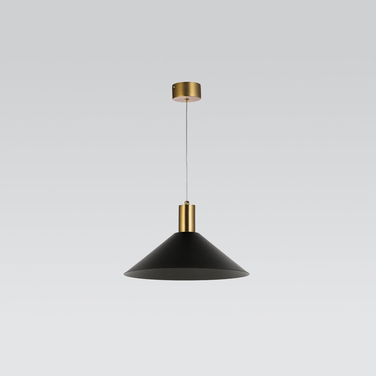 Cambio Shade H Black on Cambio LED Drop Brass