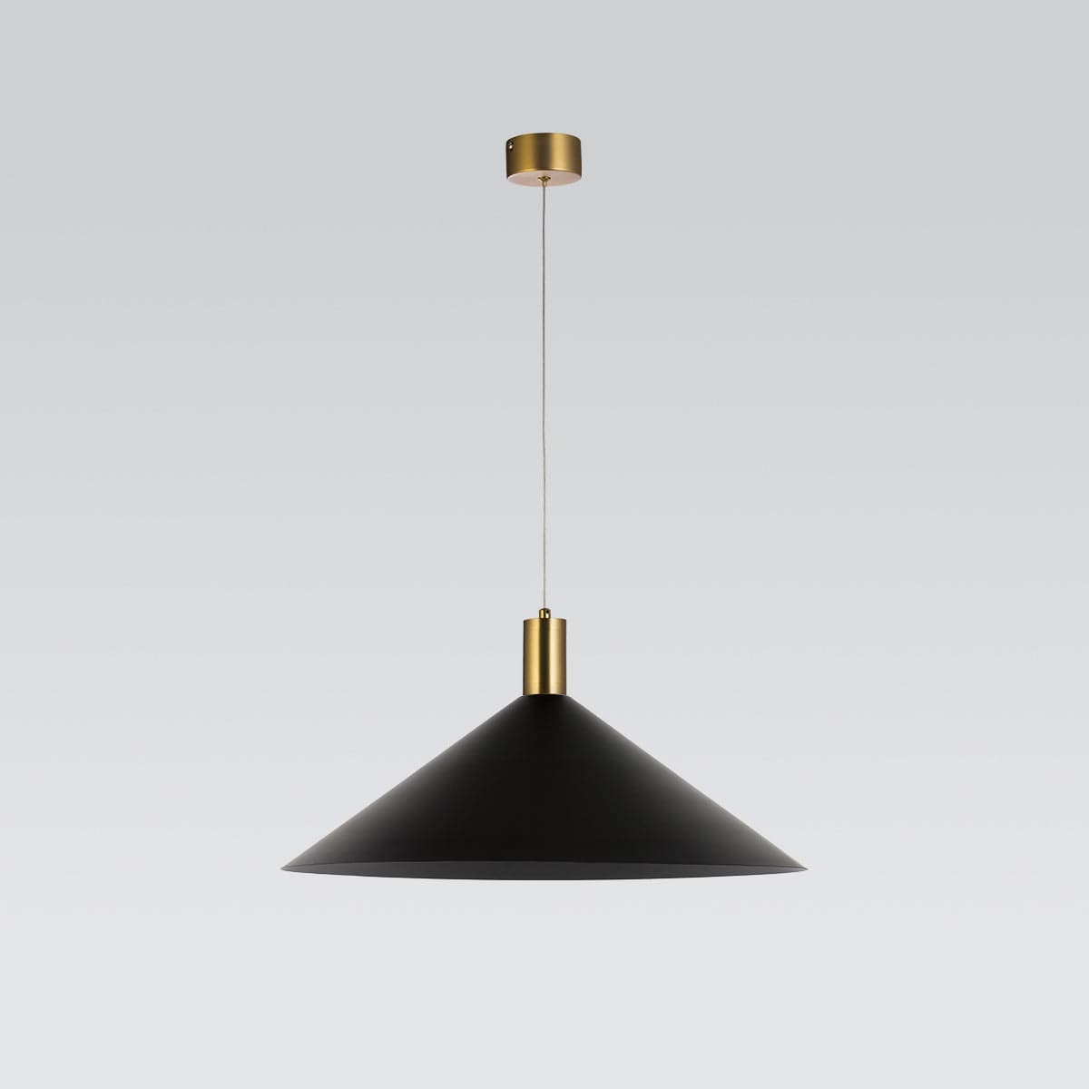 Cambio Shade H Large Black on Cambio LED Drop Brass