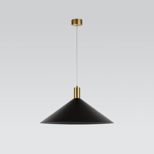 Cambio Shade H Large Black on Cambio LED Drop Brass