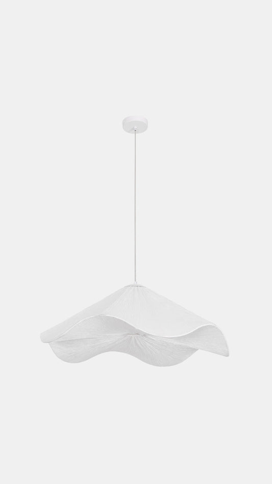 Caroline White Single Pendant