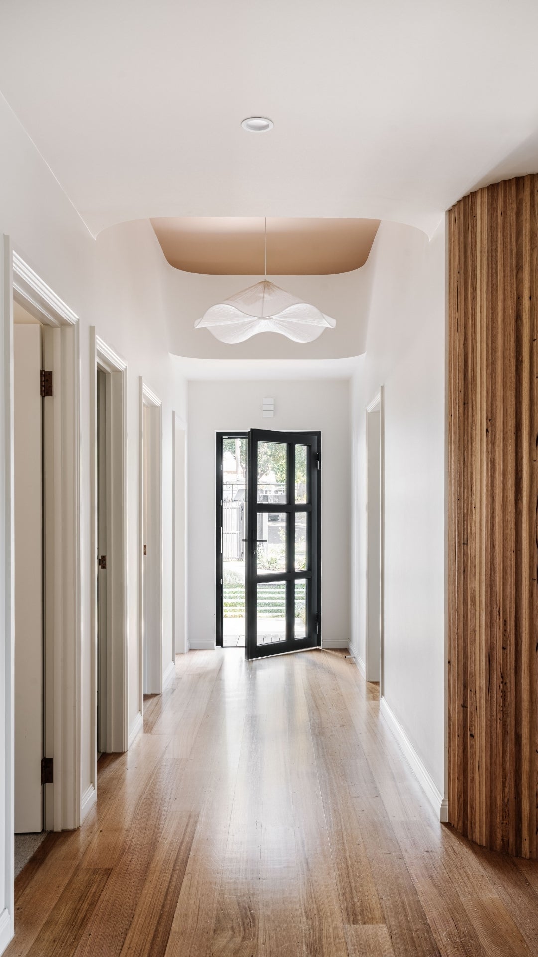 Caroline White Single Pendant
