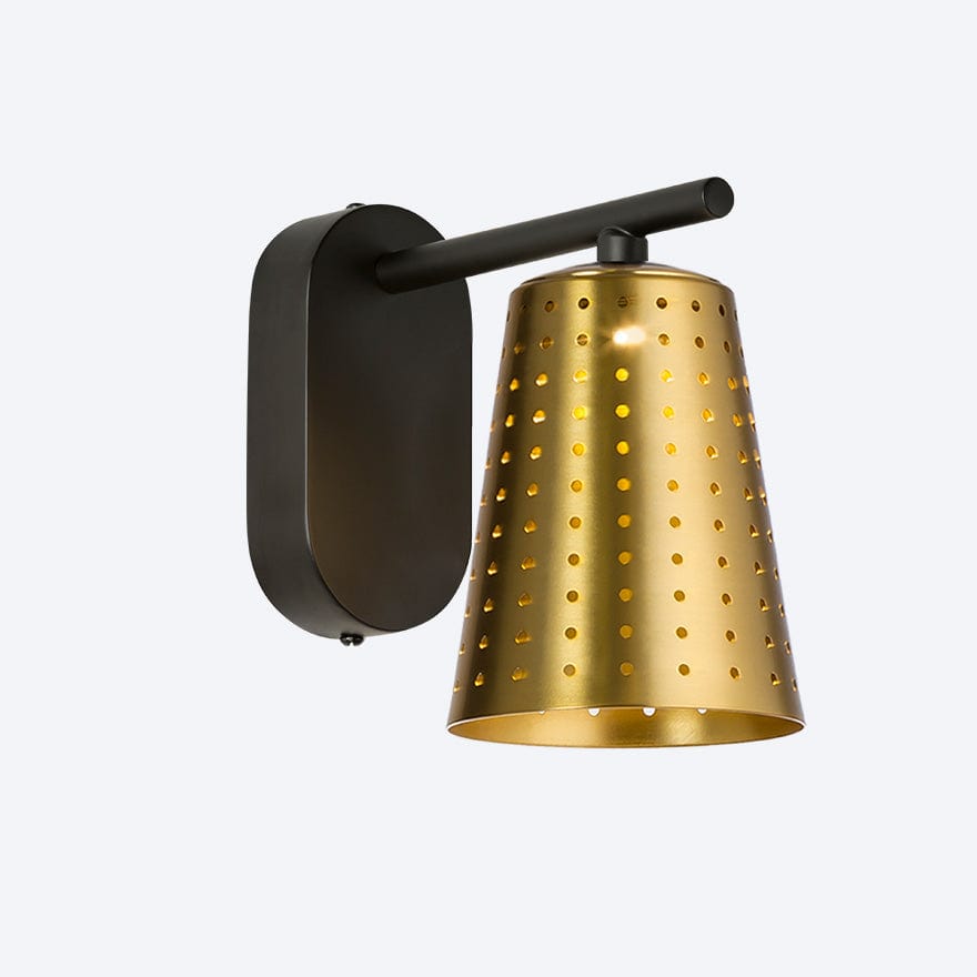 About Space Lighting Caterpillar LED Wall C With Yosh Shade Indoor Wall Light