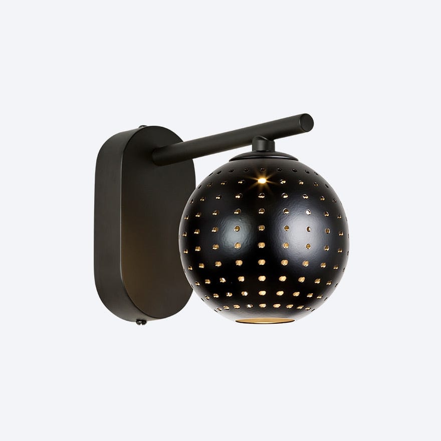 About Space Lighting Caterpillar LED Wall C With Yosh Shade Indoor Wall Light