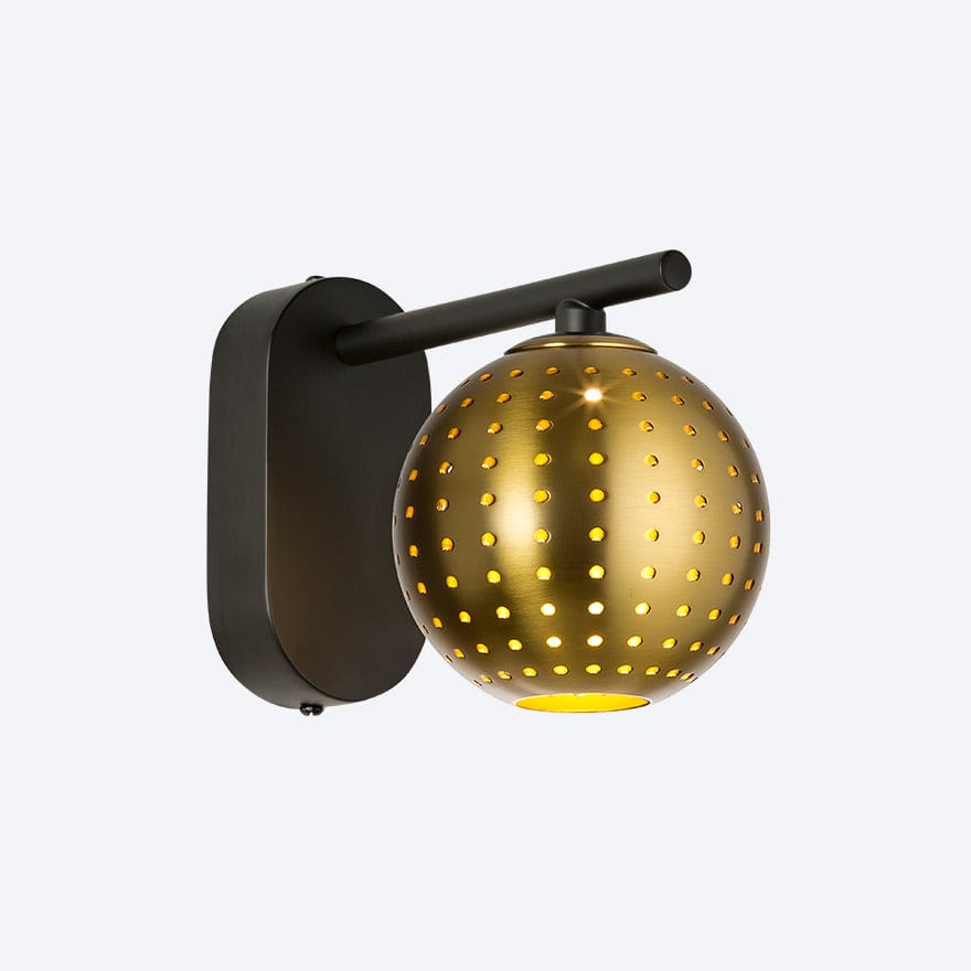 About Space Lighting Caterpillar LED Wall C With Yosh Shade Indoor Wall Light