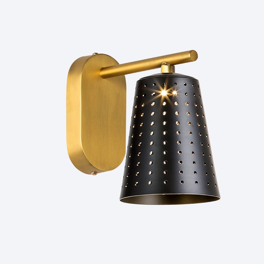 About Space Lighting Caterpillar LED Wall C With Yosh Shade Indoor Wall Light