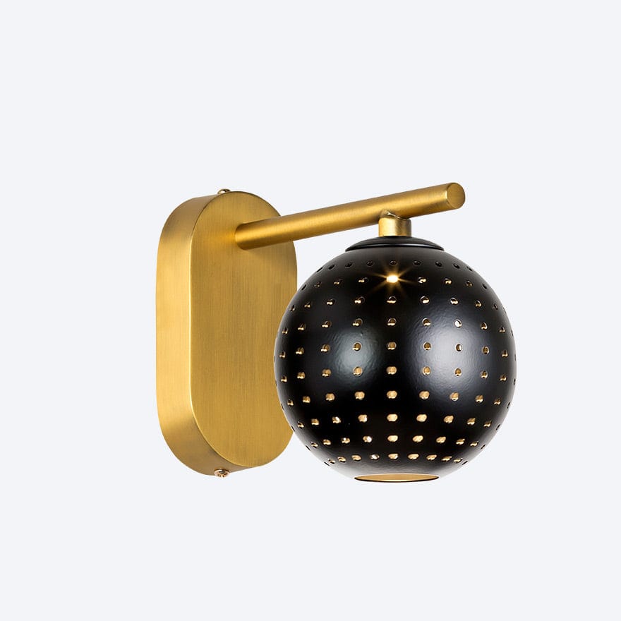 About Space Lighting Caterpillar LED Wall C With Yosh Shade Indoor Wall Light