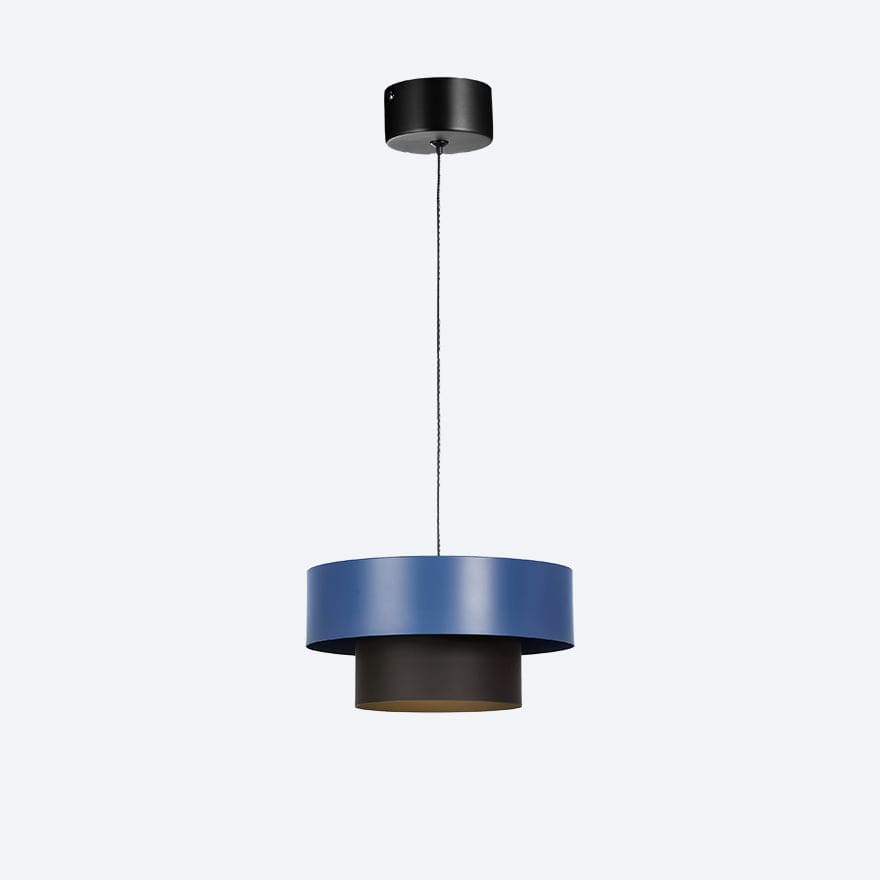 Cambio Drop LED Black with Cambio Shade BL in Blue and AL in Black