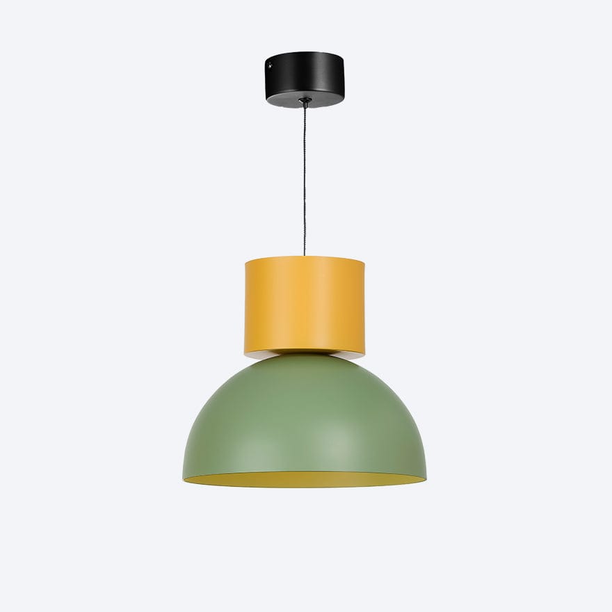 Cambio Drop LED in Black with Cambio Shade A Yellow & CL Green