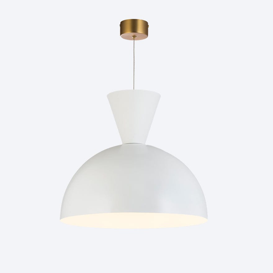 Cambio Drop LED in Brass with Cambio Shade D & CL White