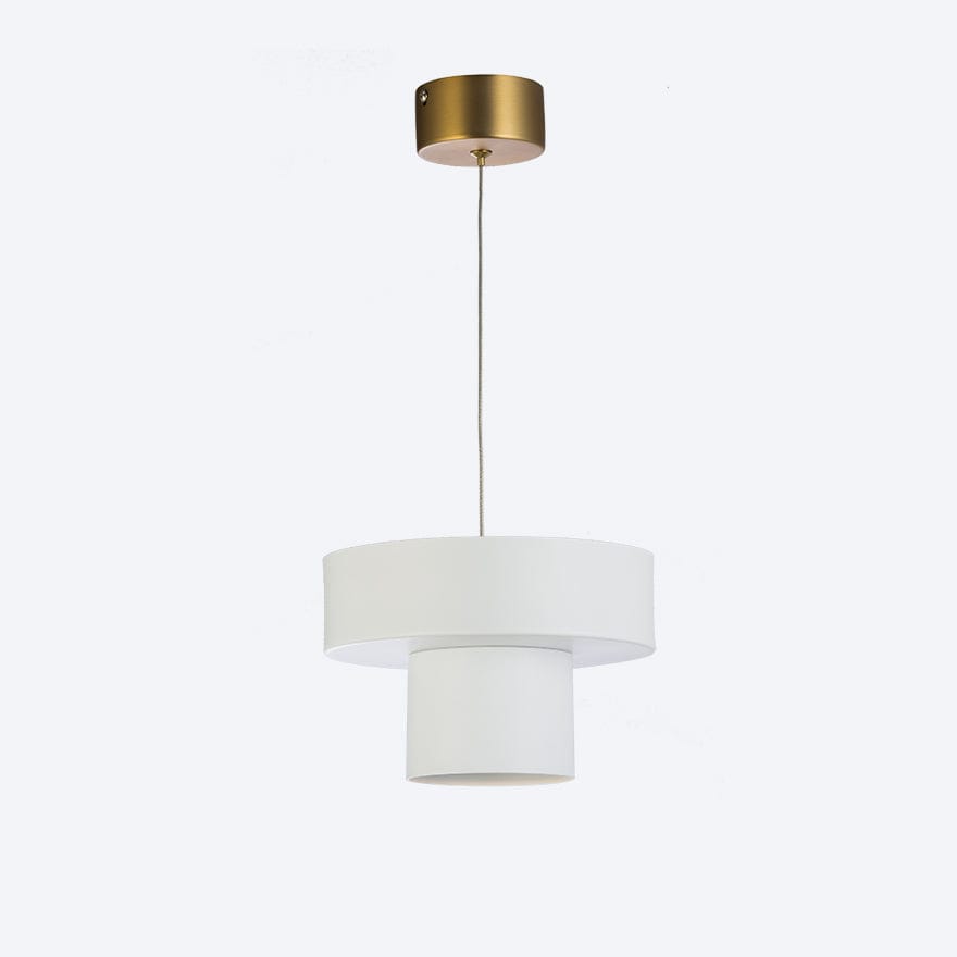 Cambio Drop LED in Brass with Cambio Shade BL & A White