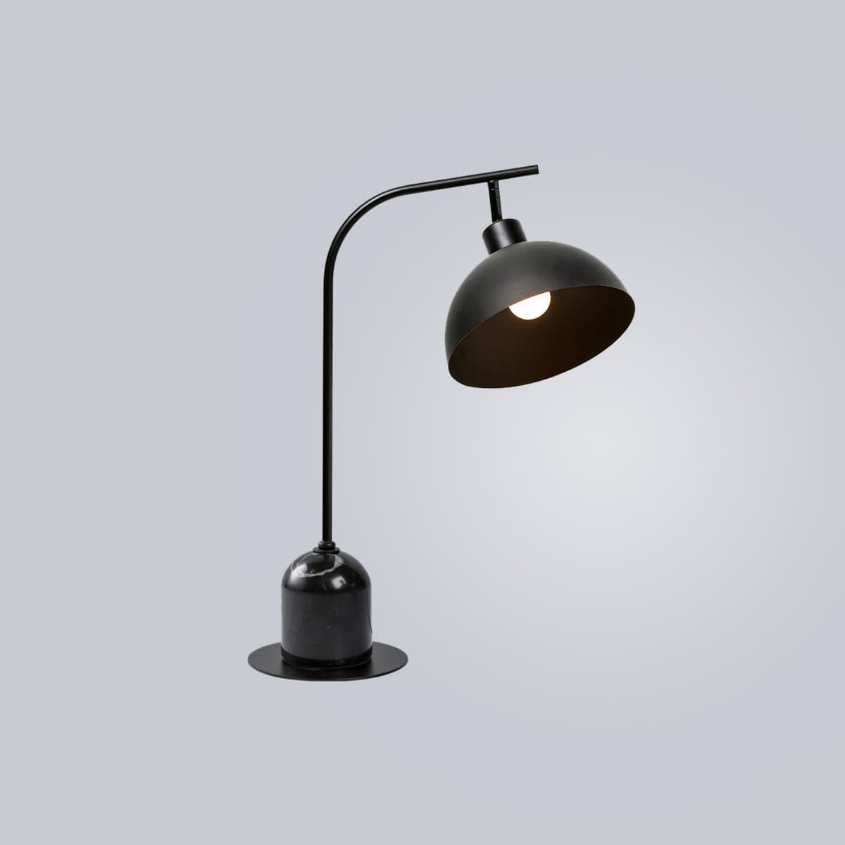 Cambio Shade C Black on Cambio Table Lamp Black