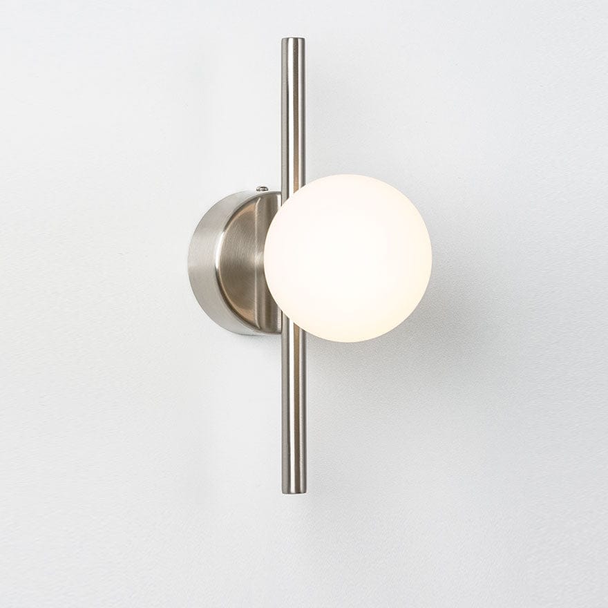 Caterpillar Wall A LED Indoor Wall Light With Yosh Glass Opal Round 80