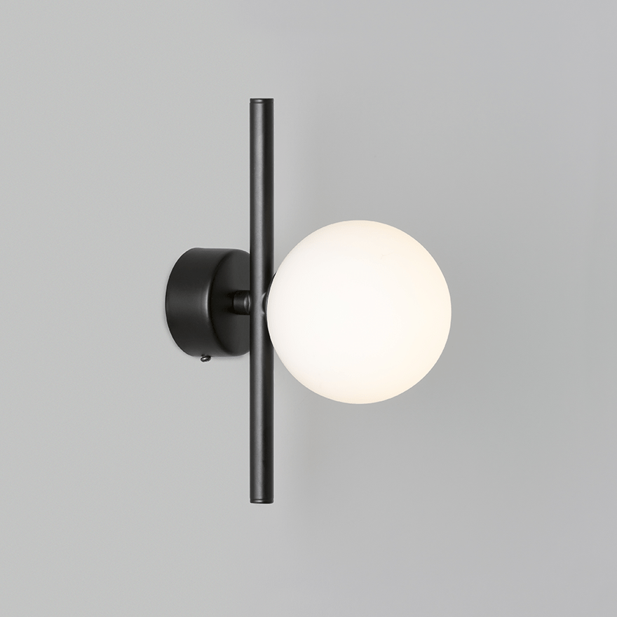 Caterpillar Wall A LED Indoor Wall Light With Yosh Glass Opal 100