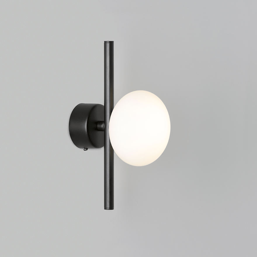 Caterpillar Wall A LED Indoor Wall Light With Yosh Glass Flat 100