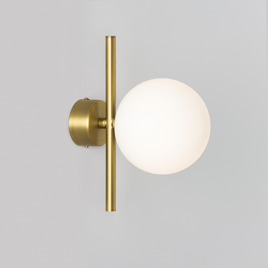 Caterpillar Wall A LED Indoor Wall Light With Yosh Glass Opal 120