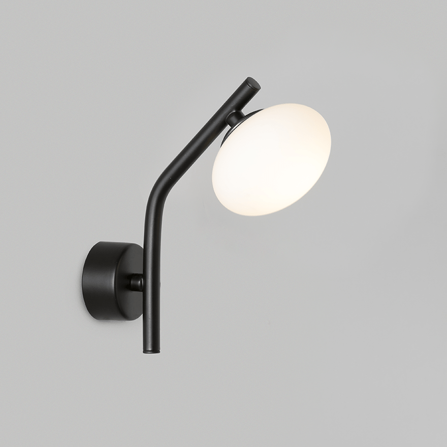 Caterpillar Wall B LED Indoor Wall Light Yosh Opal Flat 100 Glass