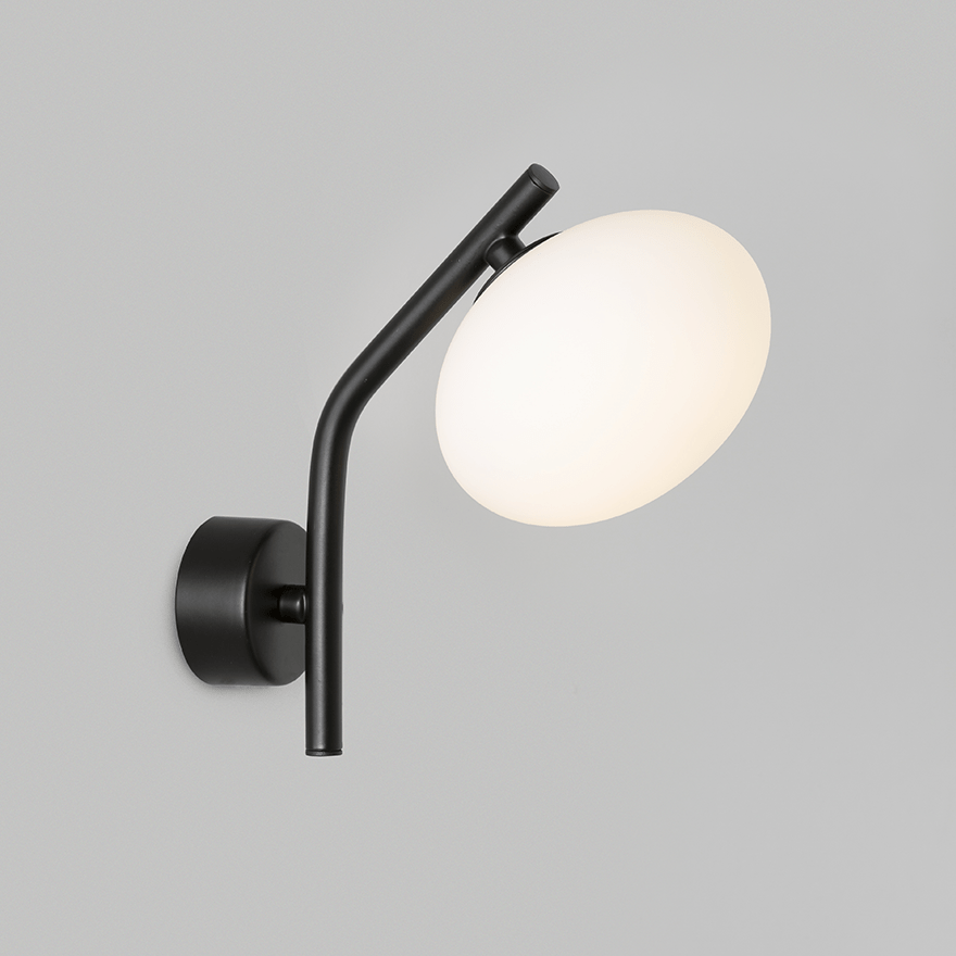 Caterpillar Wall B LED Indoor Wall Light Yosh Opal Flat 120 Glass