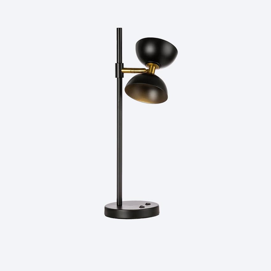 About Space Lighting Creo Table Lamp with metal Yosh shades