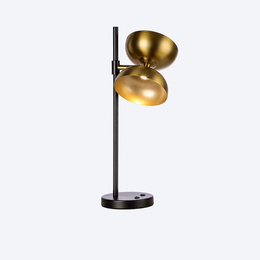 About Space Lighting Creo Table Lamp with metal Yosh shades