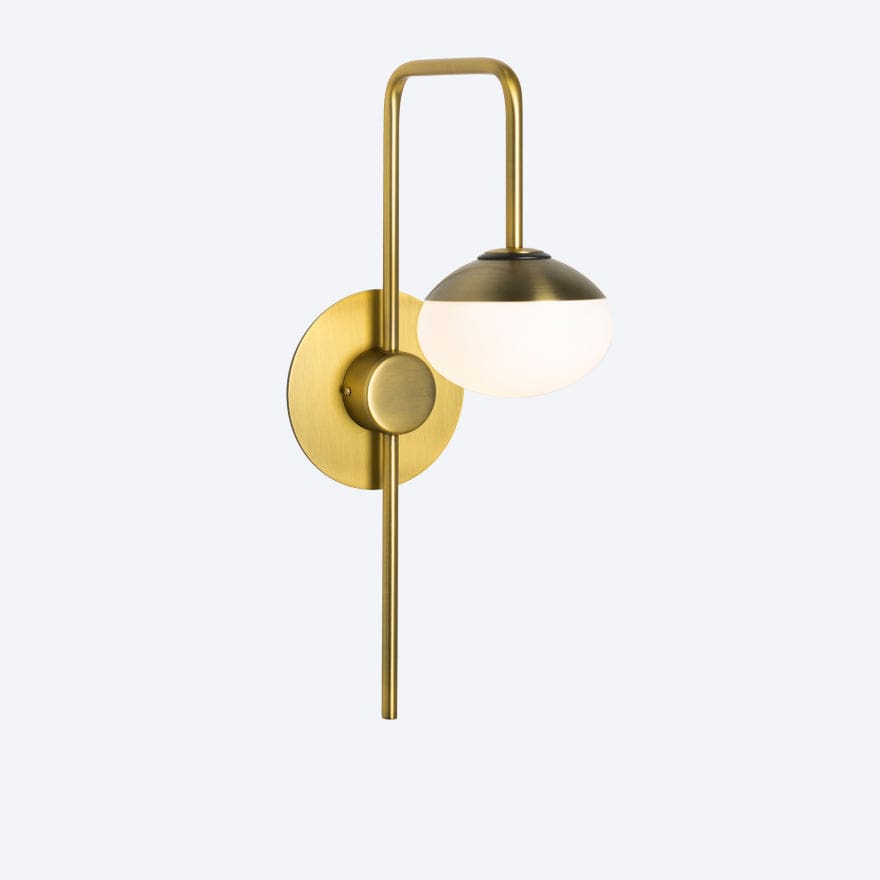 About Space Lighting Dante LED Wall Light Yosh Glass