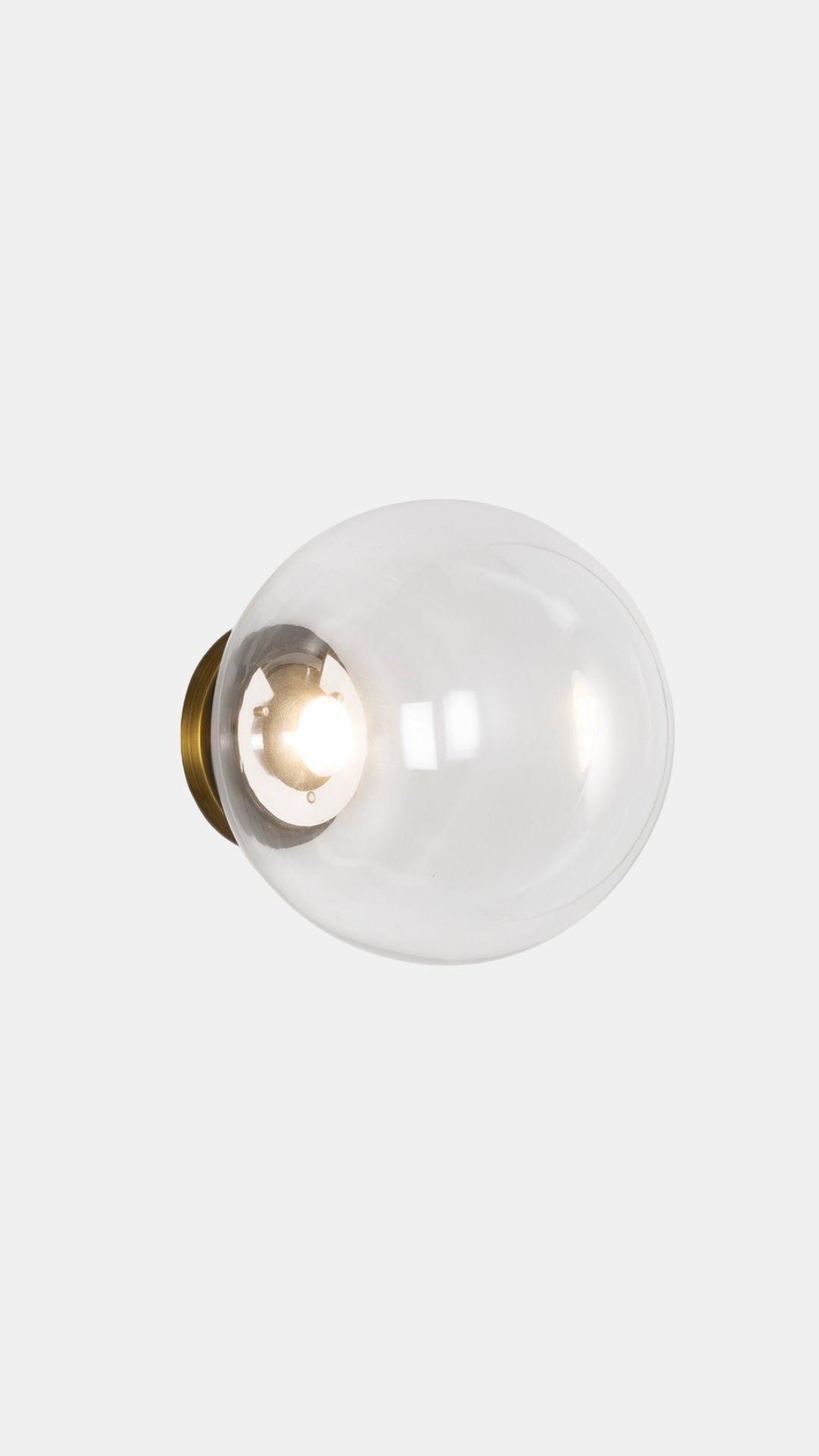 Forte 12V LED Wall Light with Yosh Glass