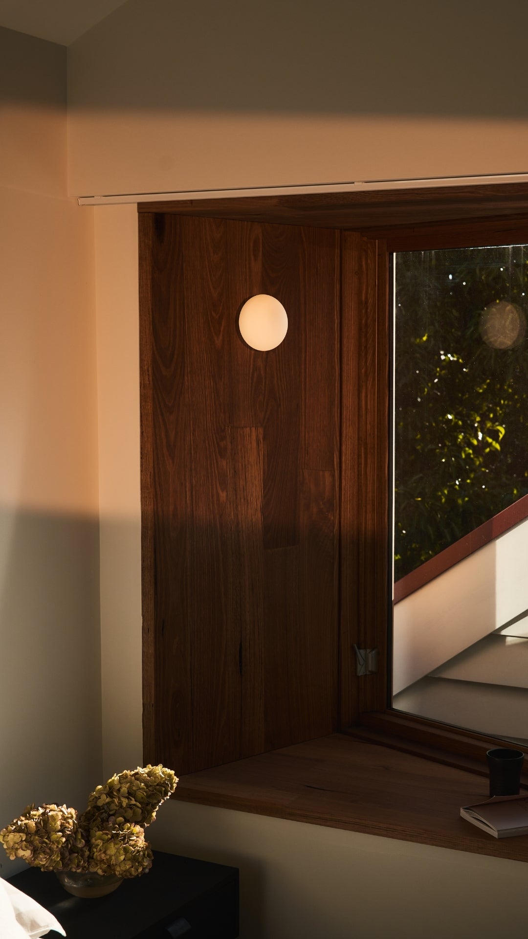 Forte 12V LED Wall Light with Yosh Glass