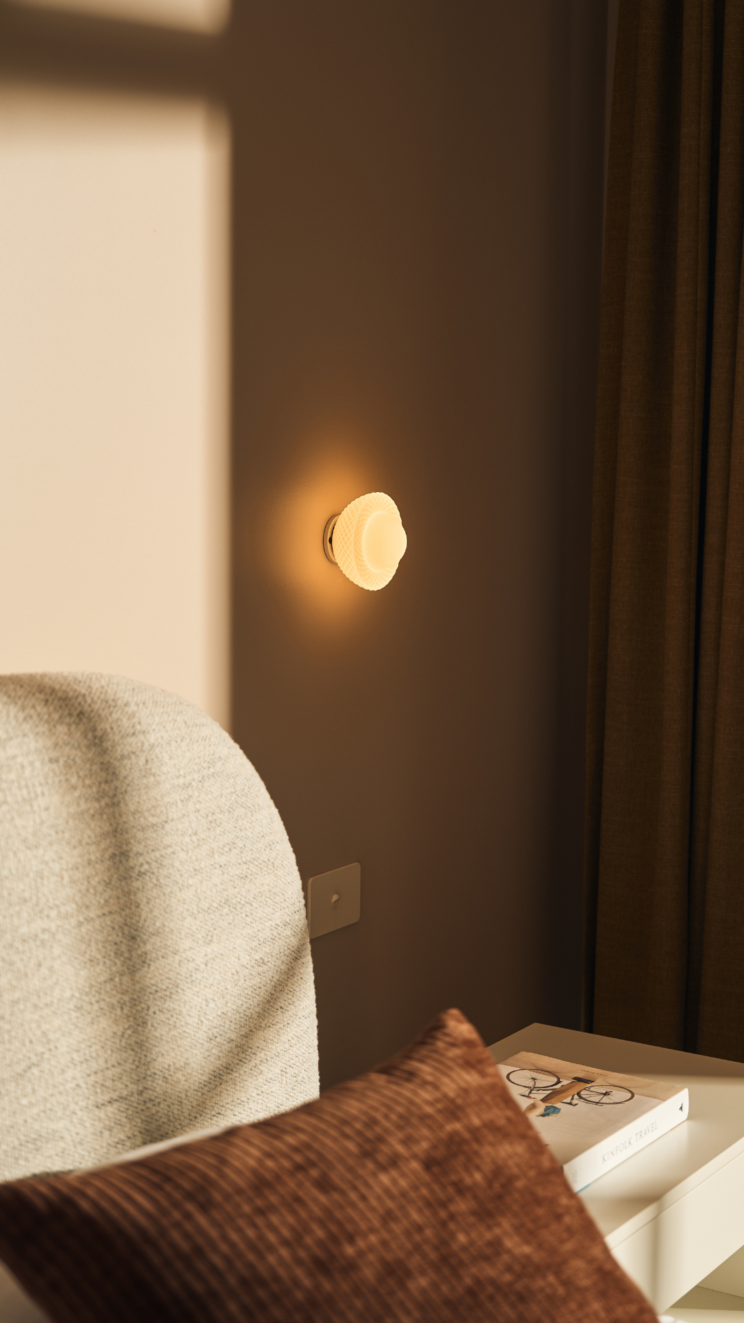 Forte 12V Wall Light with Yosh Deco Glass