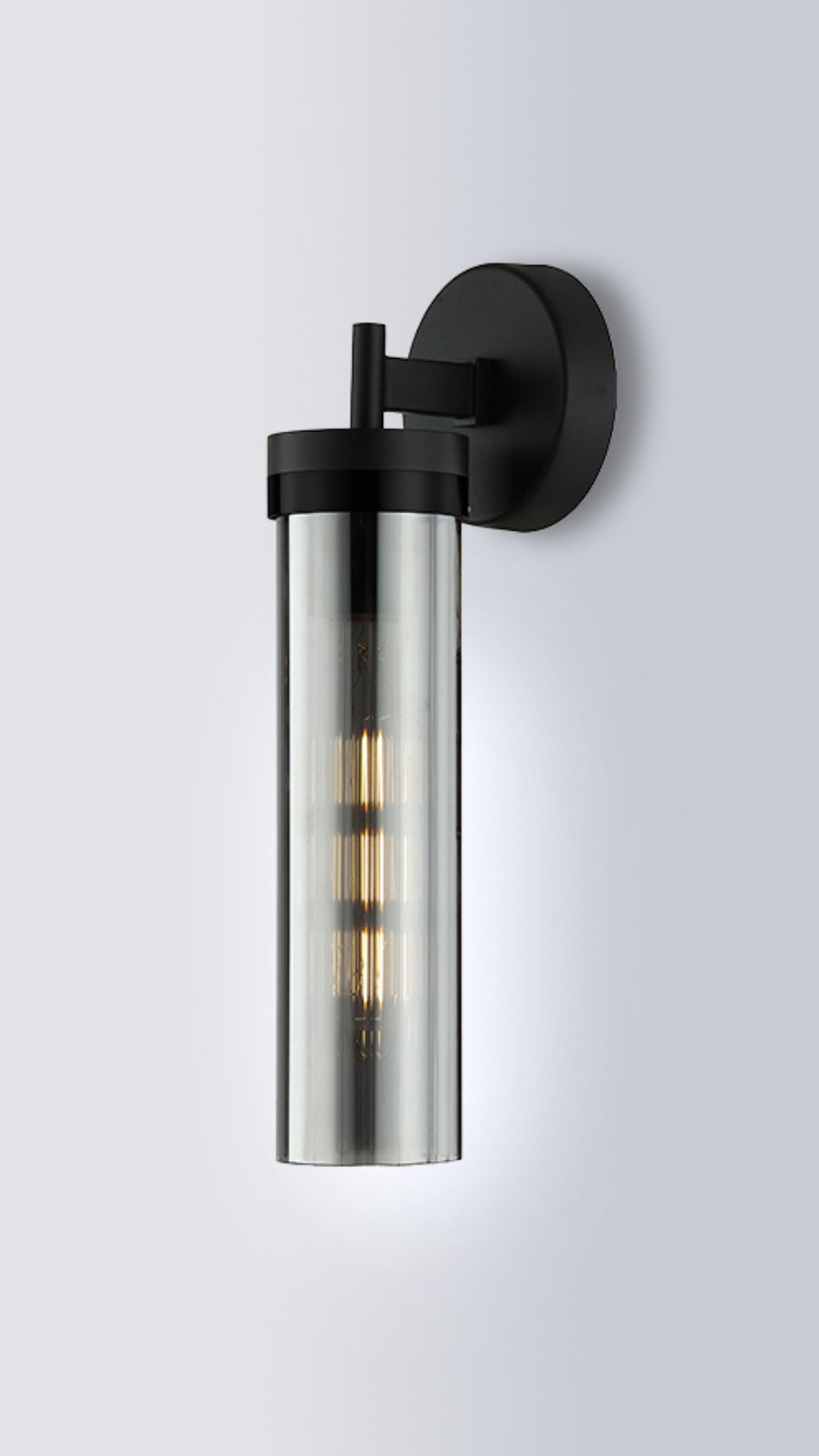Georgia Ribbed Glass Wall Light