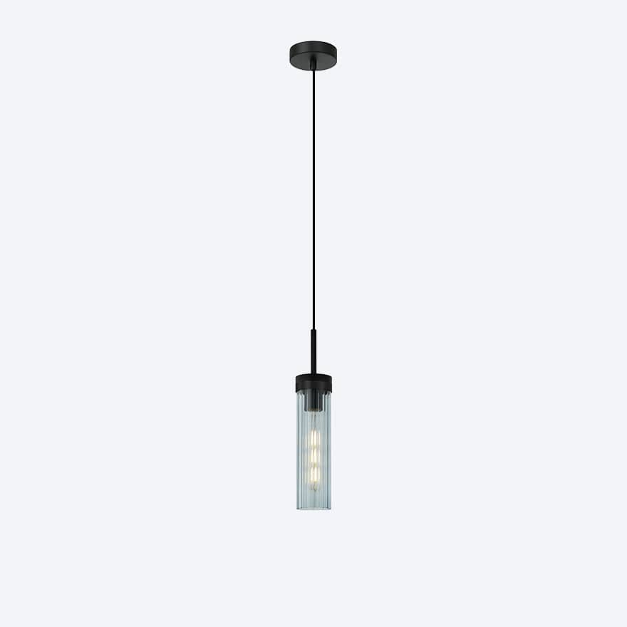 About Space Lighting Georgia Glass Ribbed Pendant Light