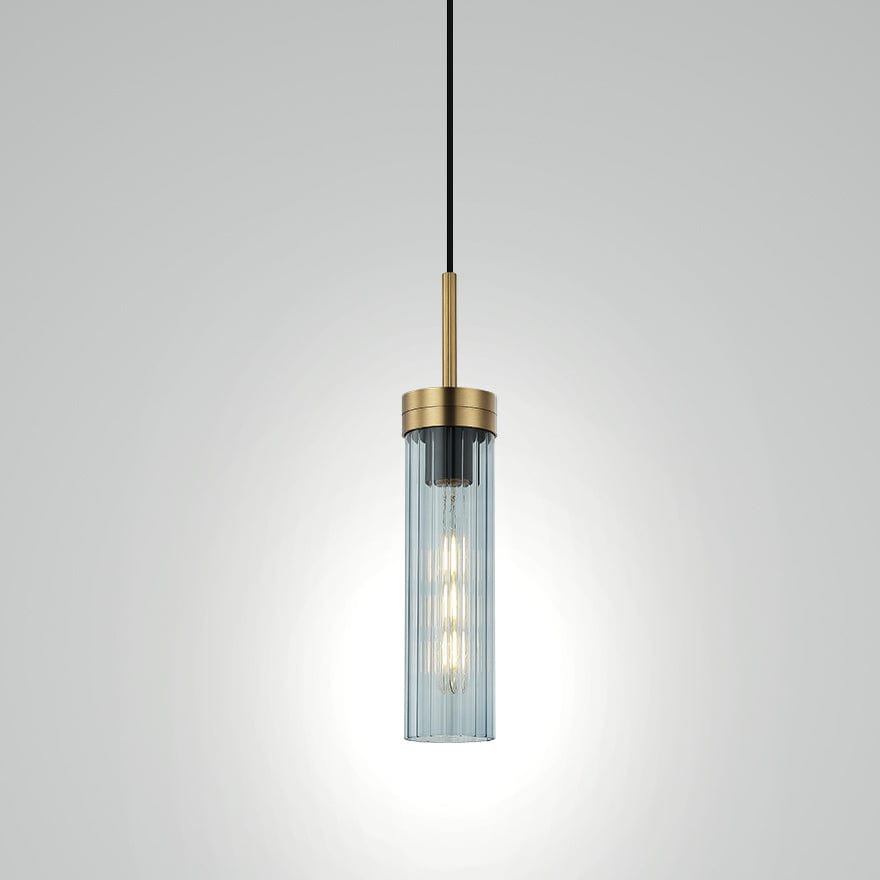 GEORGIA GLASS RIBBED PENDANT