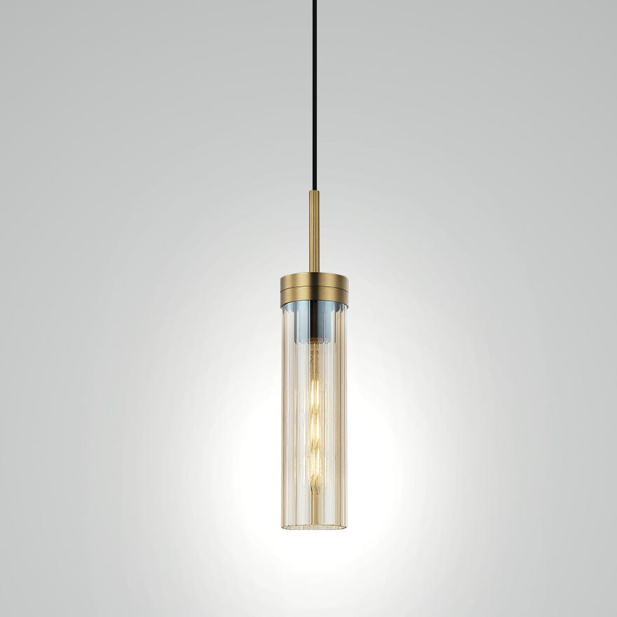 GEORGIA GLASS RIBBED PENDANT